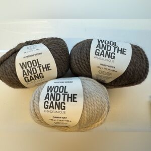Wool and the Gang - alpachino merino - 1 x Sahara dust
